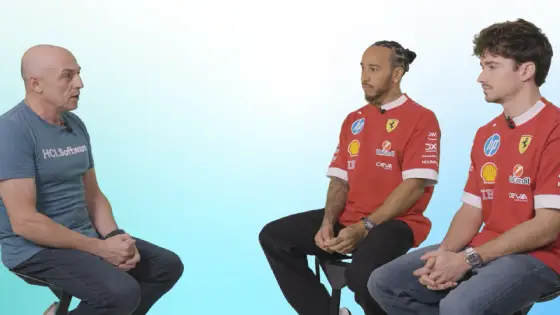 Carlos Sainz Interview at HCL-Ferrari Event