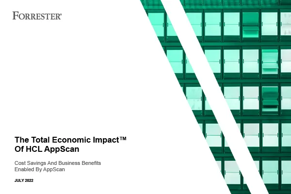 The Total Economic Impact™ of HCL AppScan