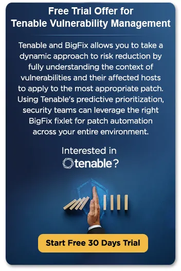Tenable and BigFix Integration Visual
